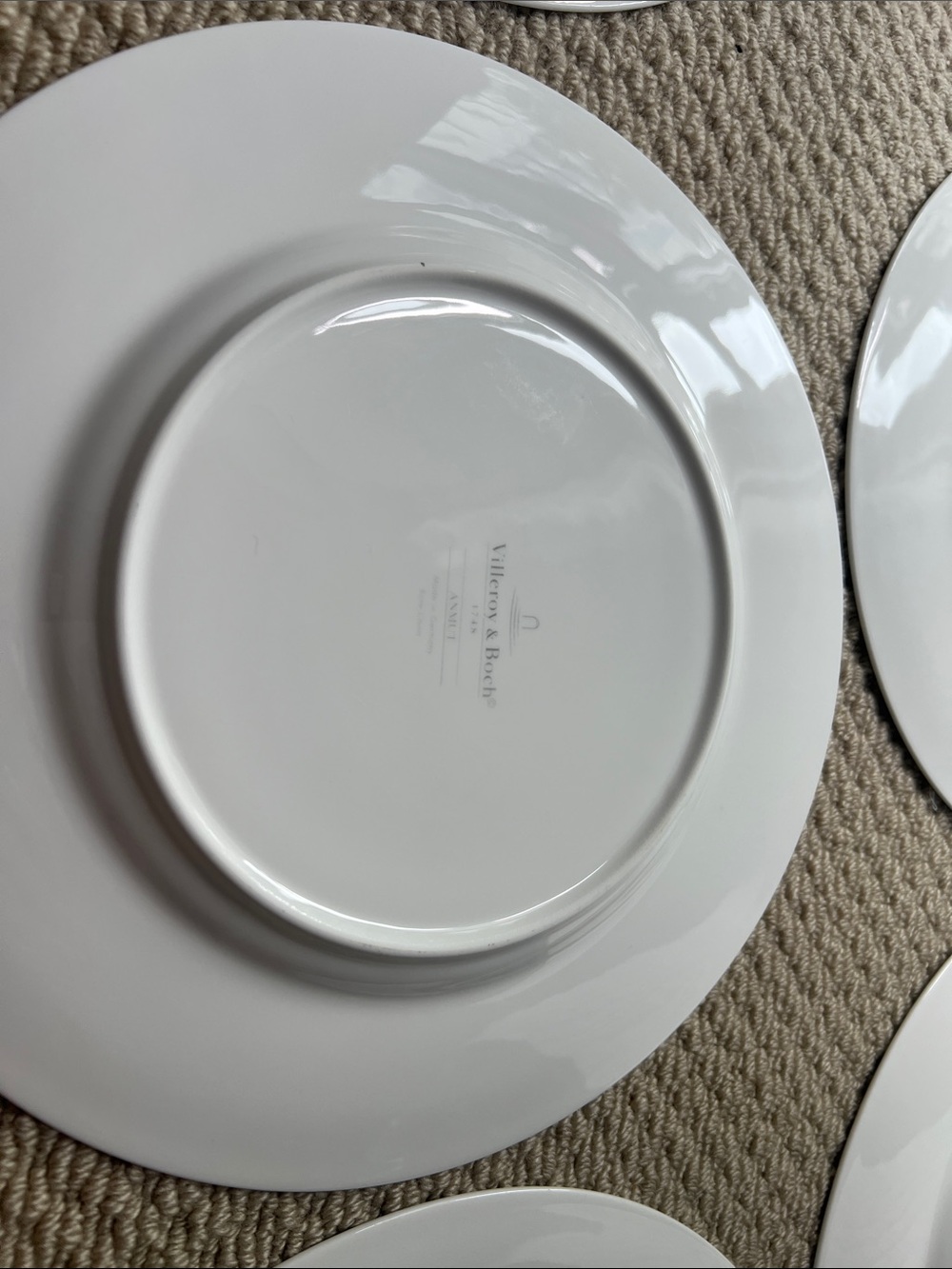 Villeroy & Boch White Gloss Porcelain Dinner Plate